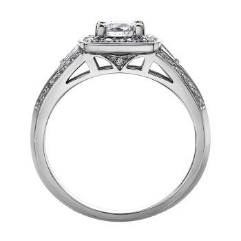 Bague dame diamant solitaire AM106