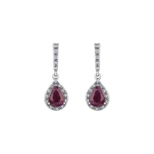 Ruby Earrings DD7246