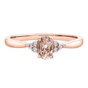 Bague dame 10kt morganite DD7681