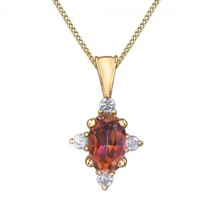 Sunrise Topaz Pendant DD7743