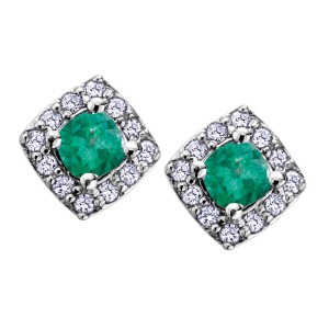 Birthstone & Diamond Earrings DX566EM