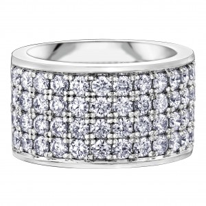 Jonc dame diamants 10kt DX851