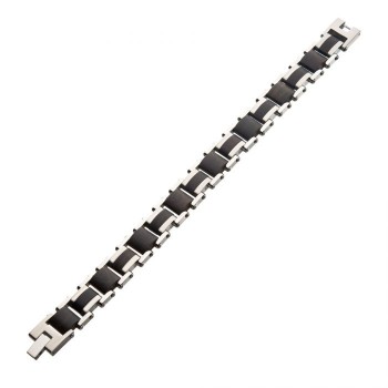 INOX - Men's Ebony Wood Bracelet