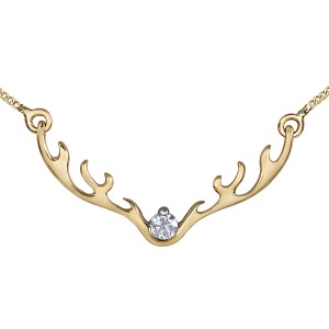 Diamond pendent 10kt AM408