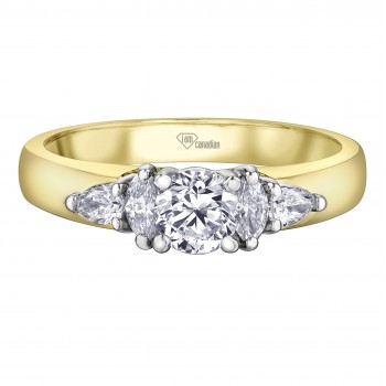 Women diamonds ring 10kt AM539