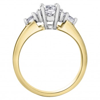 Bague dame diamants 10kt AM539