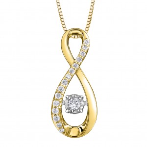 Pulse Diamond pendent 10kt DD7830