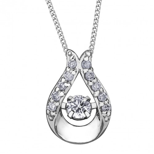 Pulse Diamond pendent 10kt DD7856