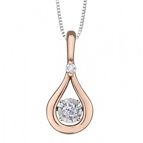 Pulse Diamond pendent 10kt DD7861