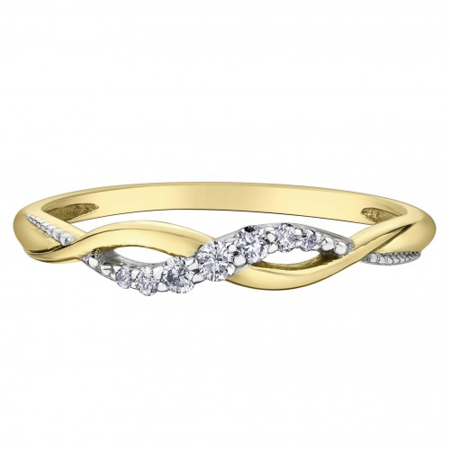 Bague dame diamant 10kt DD7880