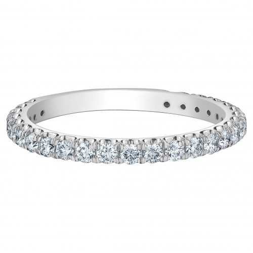 Diamond woman eternity band evolution 14kt LD110