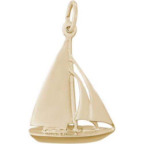 CUTTER SAILBOAT CHARM 1414