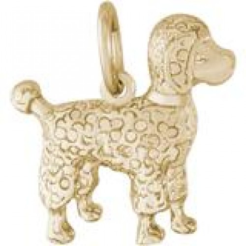 Breloque chien caniche 3044